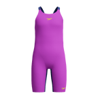 Speedo Endurance+ Max Junior Girls Kneeskin - Purple/Navy-Kneeskin-Speedo-SwimPath