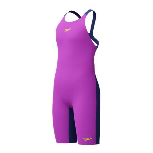 Speedo Endurance+ Max Junior Girls Kneeskin - Purple/Navy-Kneeskin-Speedo-SwimPath