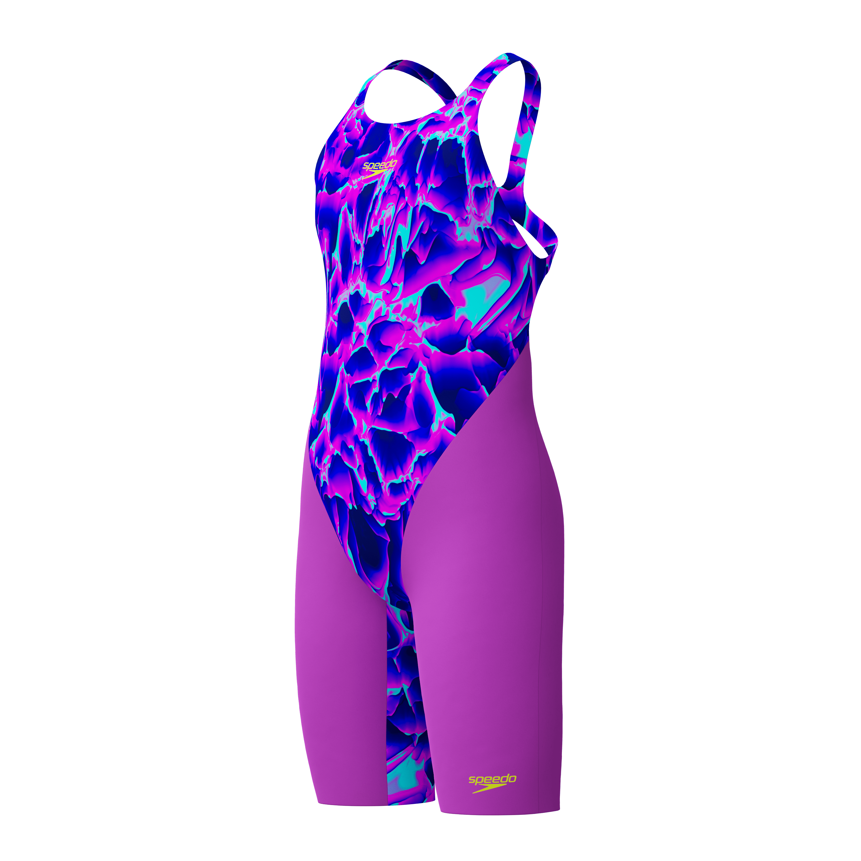 Speedo Endurance+ Max Junior Girls Kneeskin - Purple/Pink-Kneeskin-Speedo-SwimPath