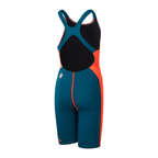 Speedo Endurance+ Max Junior Girls Kneeskin - Red/Teal-Kneeskin-Speedo-SwimPath
