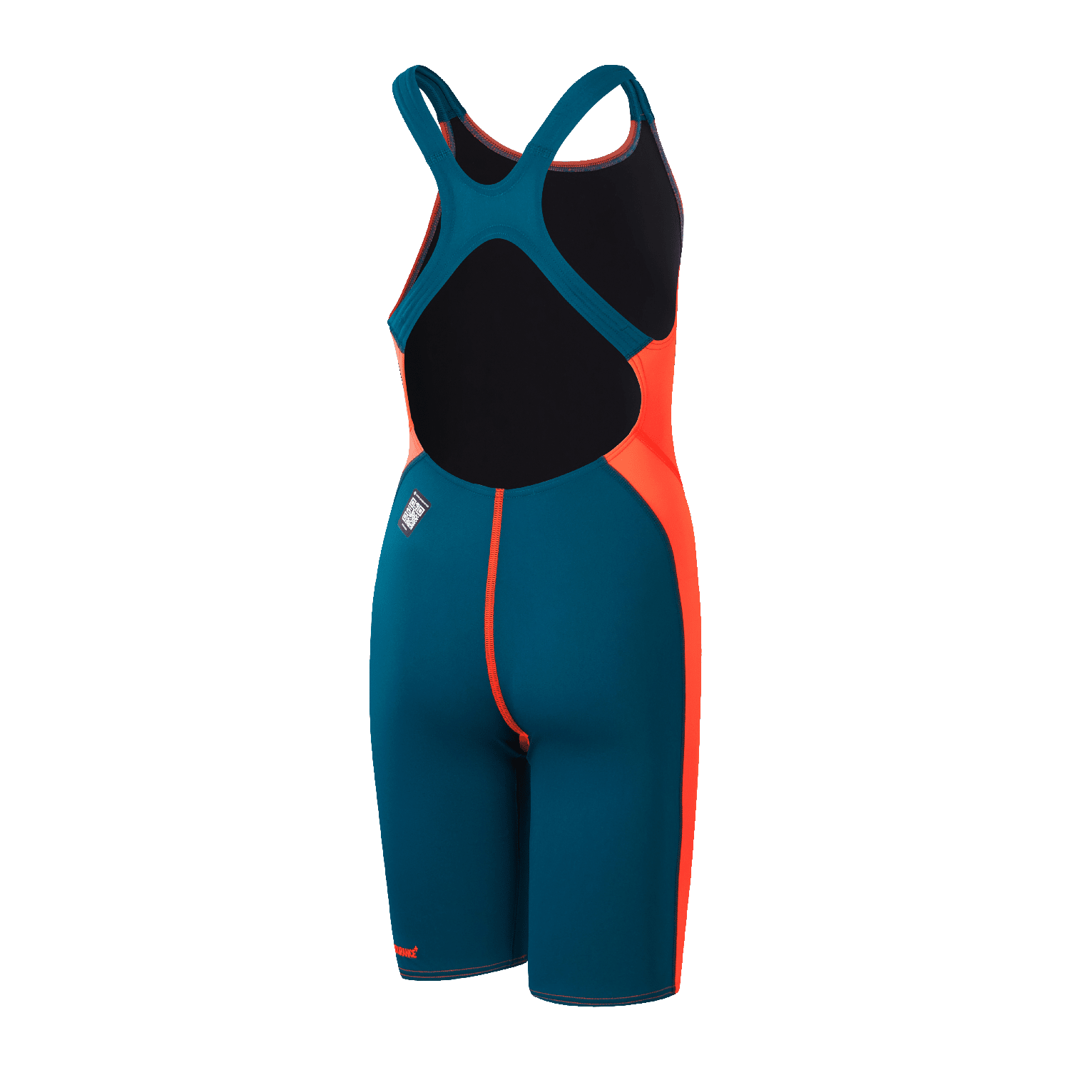 Speedo Endurance+ Max Junior Girls Kneeskin - Red/Teal-Kneeskin-Speedo-SwimPath