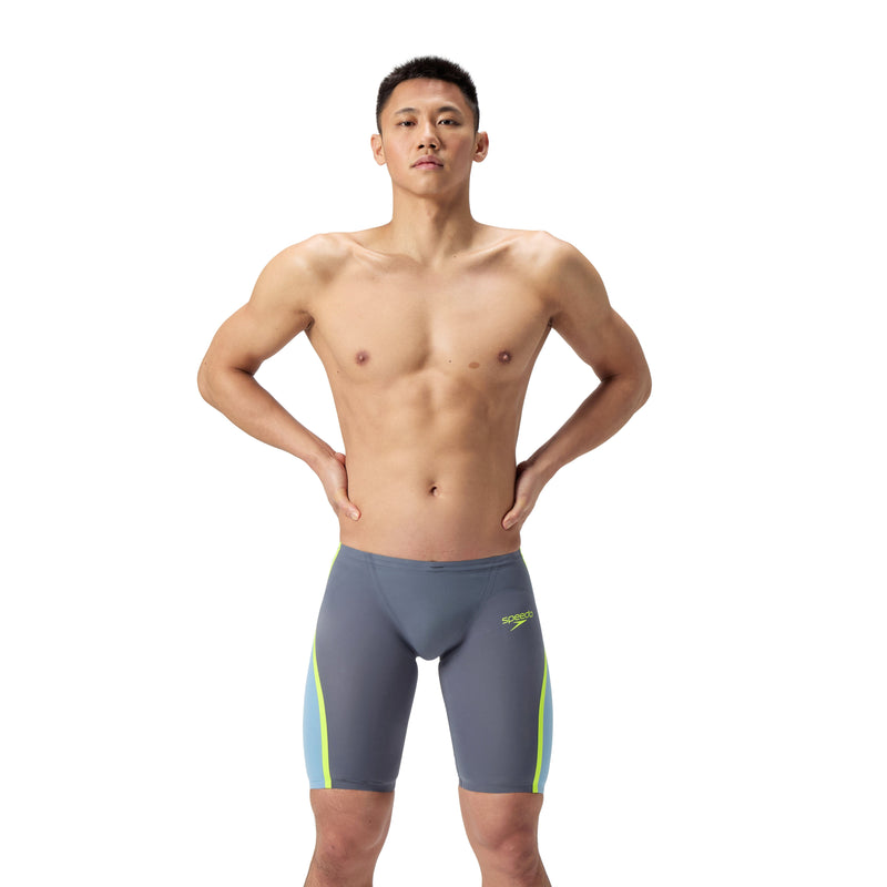 Speedo Fastskin LZR Pure Intent 2.0 Men's Jammers - Lead/Acadia Blue-Jammers-Speedo-SwimPath