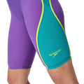 Speedo Fastskin LZR Pure Intent 2.0 Openback Women's Kneeskin - Galaxy Grape/Mayan Blue-Kneeskin-Speedo-SwimPath