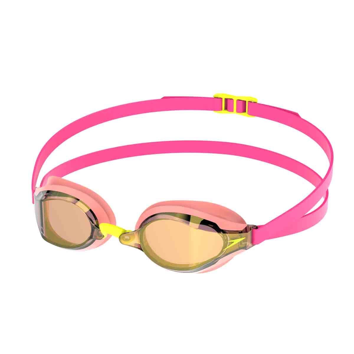 Speedo Fastskin Speedsocket 2 Mirror Goggles - Orange/Gold-Goggles-Speedo-SwimPath