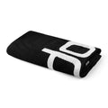 Speedo Logo Towel - Black/White-Sports Towels-Speedo-SwimPath