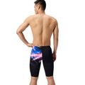 Speedo Men's Club Training Printed Jammer - Black-Training Jammers-Speedo-SwimPath