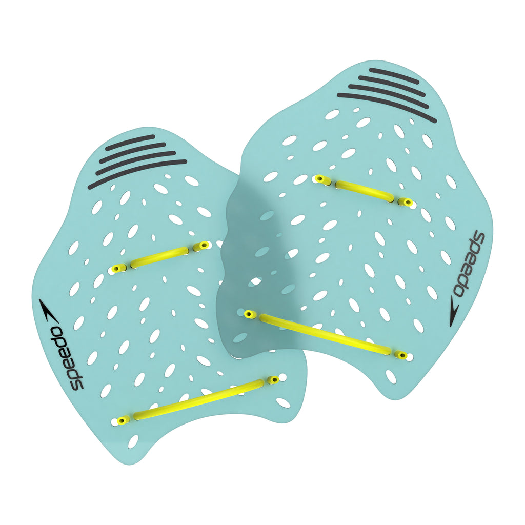 Speedo Power Plus Paddles - Arctic Glass-Paddles-Speedo-Medium-SwimPath