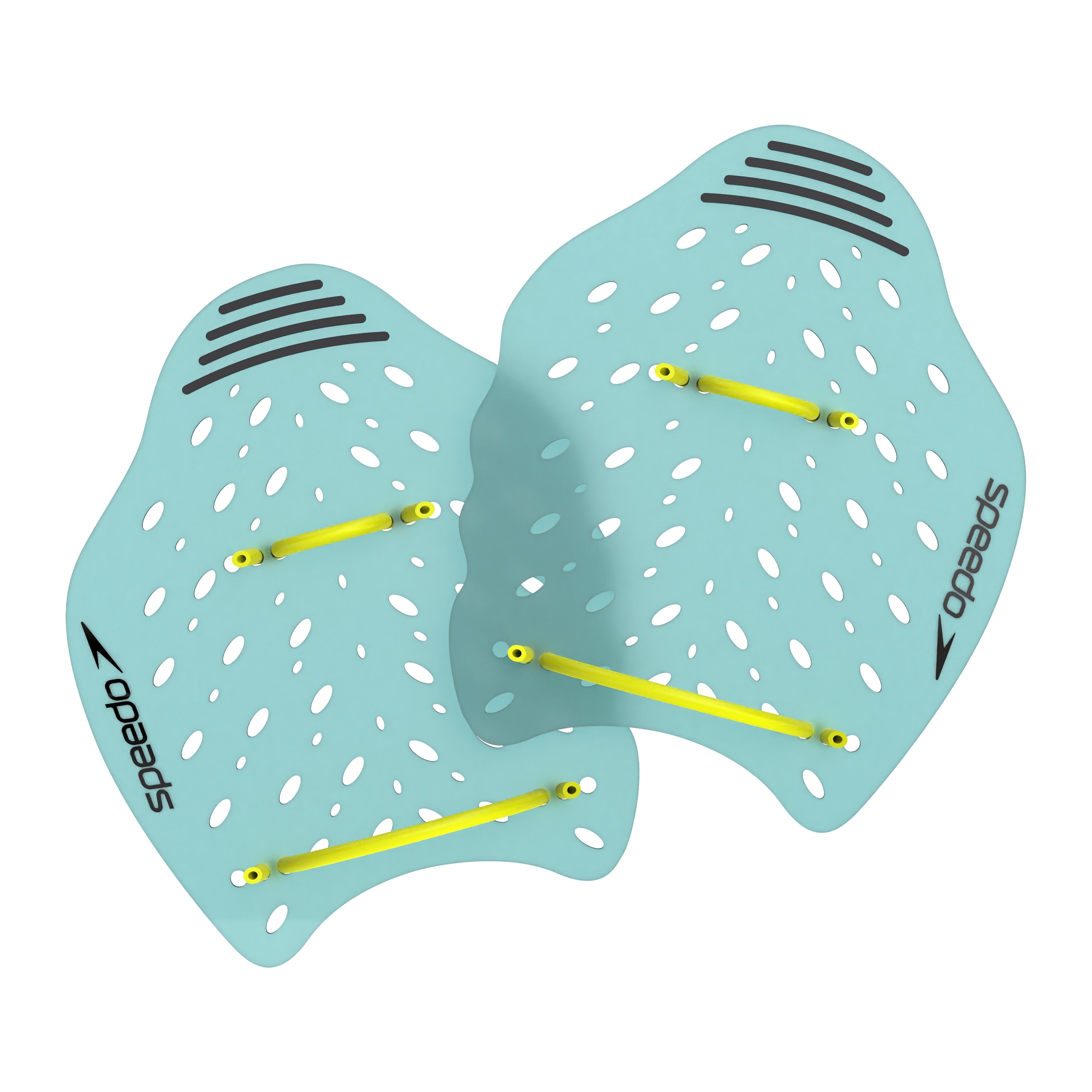 Speedo Power Plus Paddles - Arctic Glass-Paddles-Speedo-Medium-SwimPath