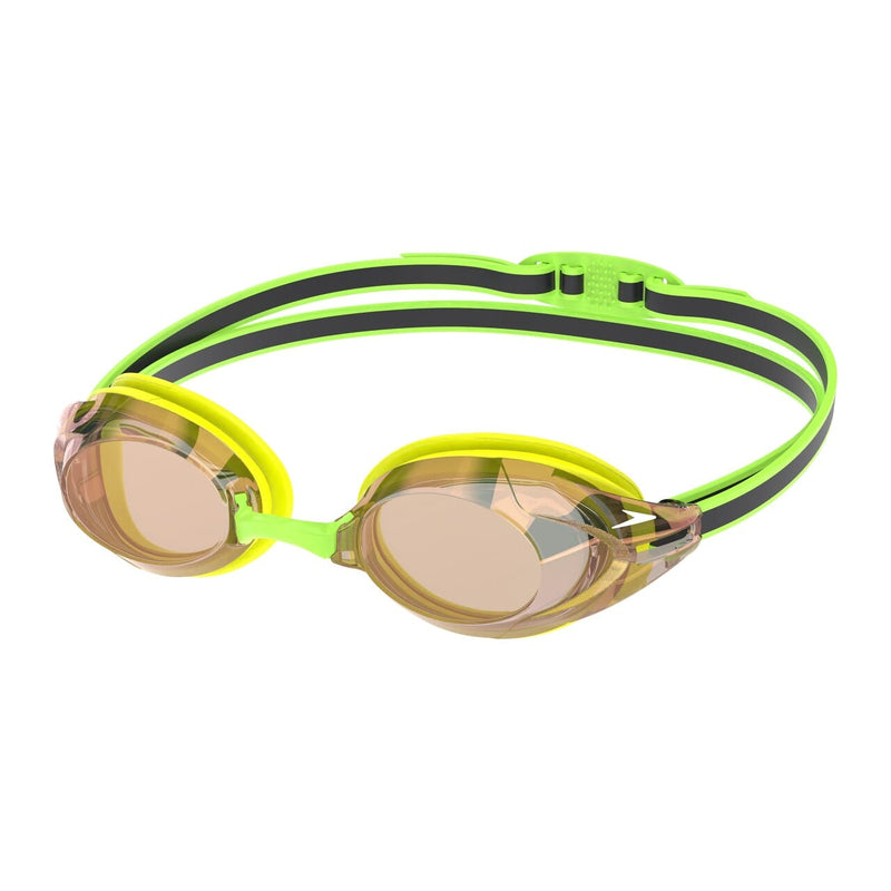 Speedo Vanquisher 3.0 Mirror - Hyper Yellow/Grey/Ablaze Mirror-Goggles-Speedo-SwimPath