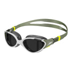 Speedo Women's Polarised Biofuse 2.0 Goggles - Green/White-Goggles-Speedo-SwimPath