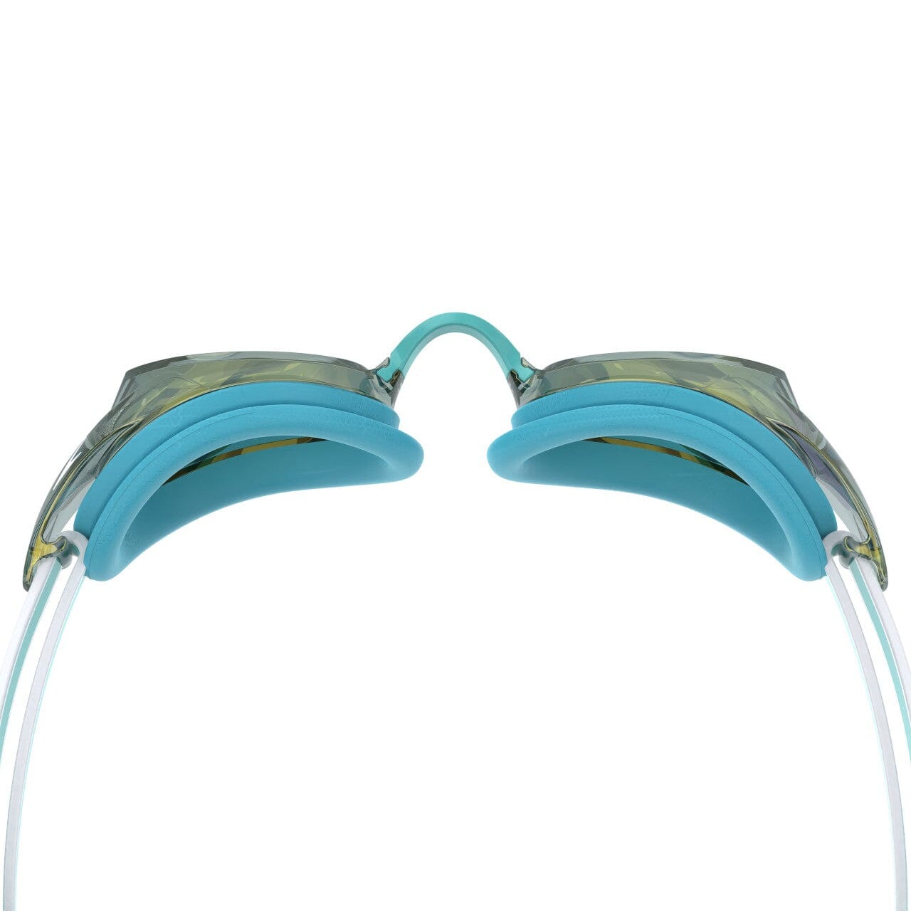 Speedo Women's Vanquisher 3.0 Mirror - Blue/Gold-Goggles-Speedo-SwimPath