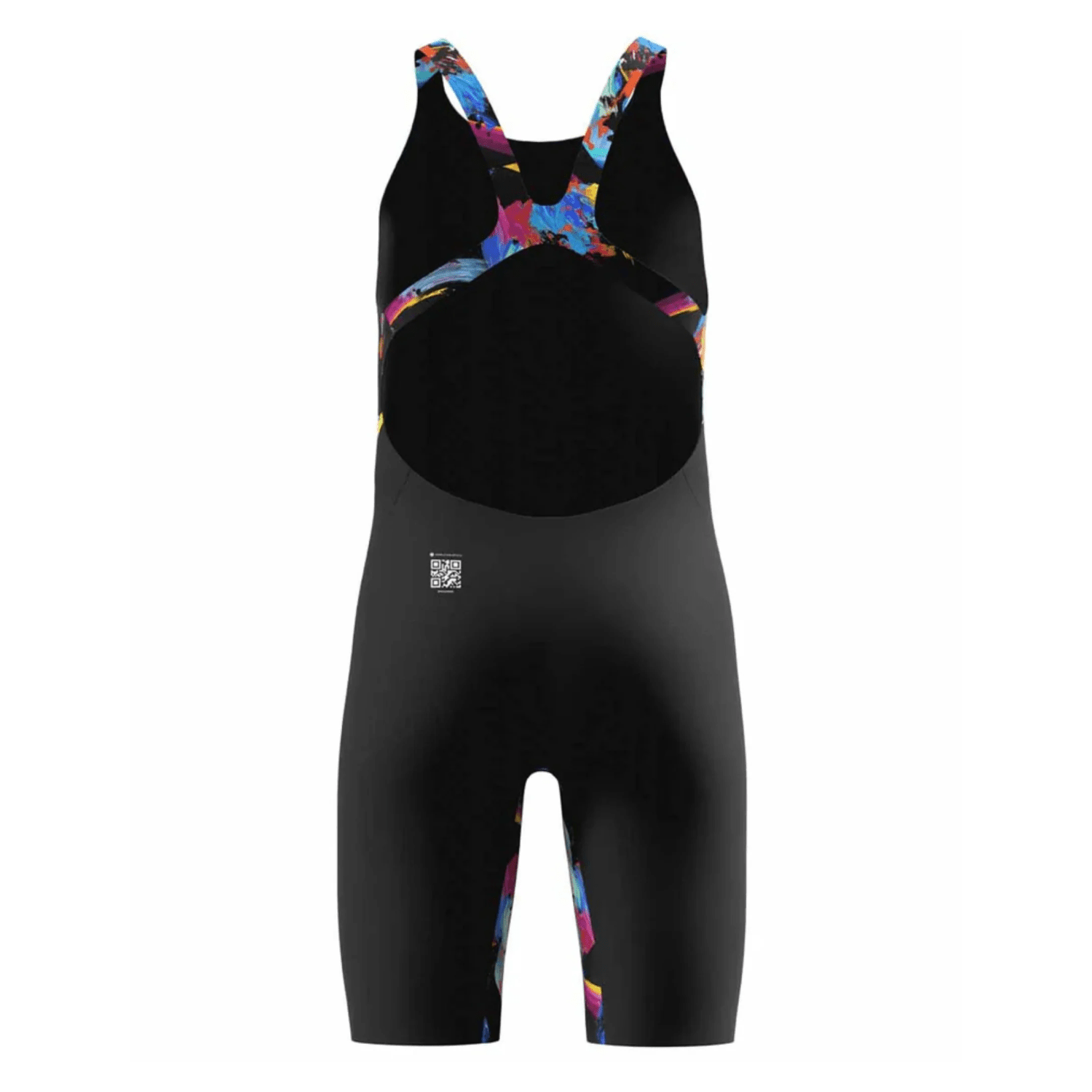 Speedo Endurance+ Max Junior Girls Kneeskin - Black/Multi-Kneeskin-Speedo-SwimPath