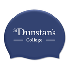 St. Dunstans College Team Silicone Suede Swimming Cap-Team Kit-St. Dunstans-SwimPath