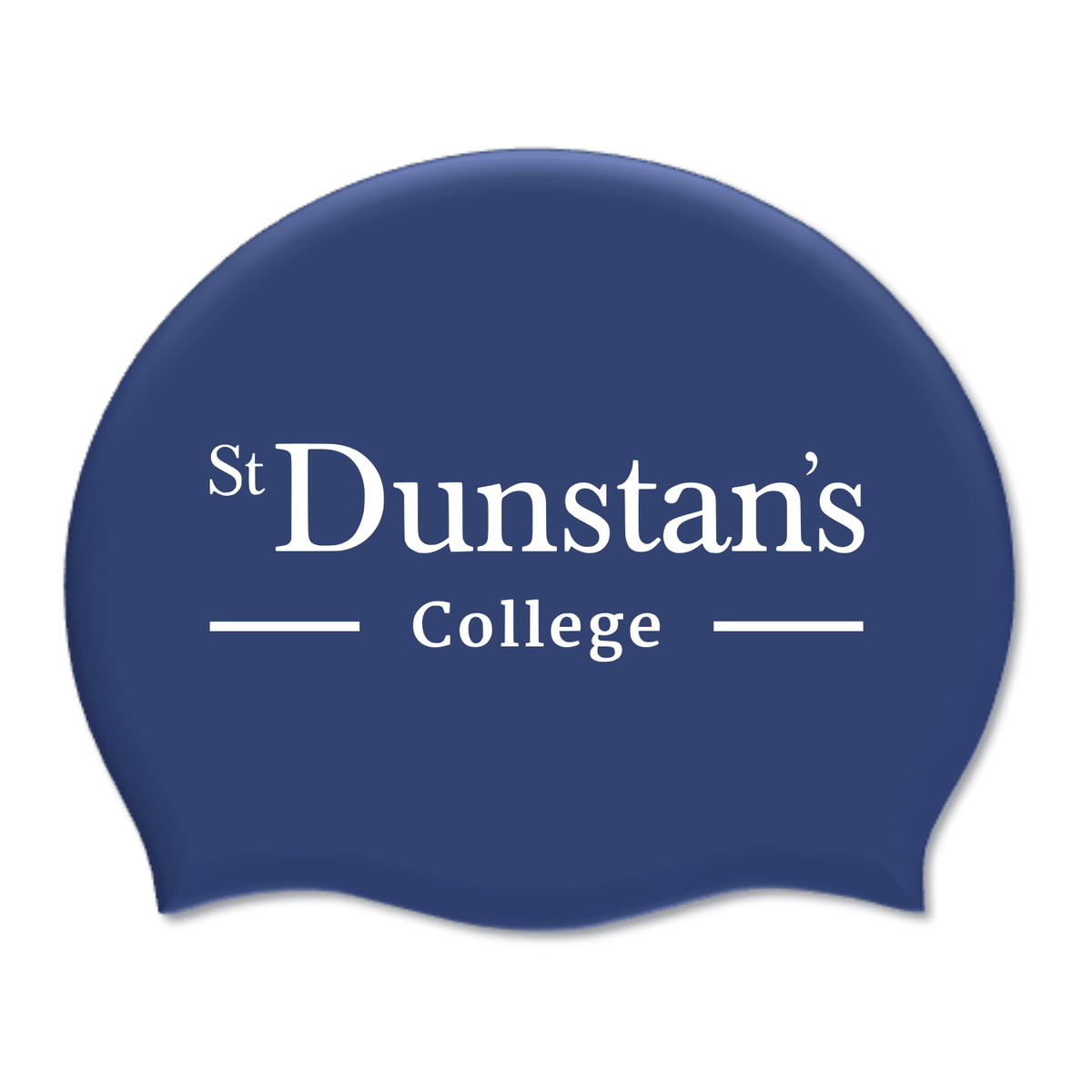 St. Dunstans College Team Silicone Suede Swimming Cap-Team Kit-St. Dunstans-SwimPath