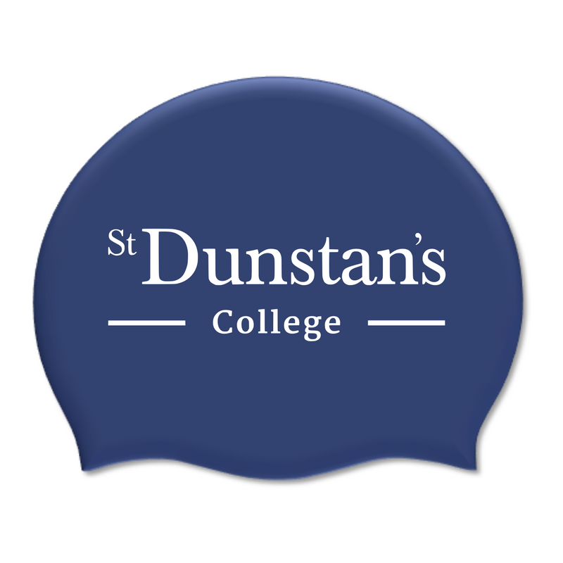 St. Dunstans College Team Silicone Suede Swimming Cap-Team Kit-St. Dunstans-SwimPath