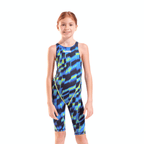 Arena Powerskin ST NEXT Girls Kneeskin Limited Edition - Aqua Gleam-Kneeskin-Arena-SwimPath