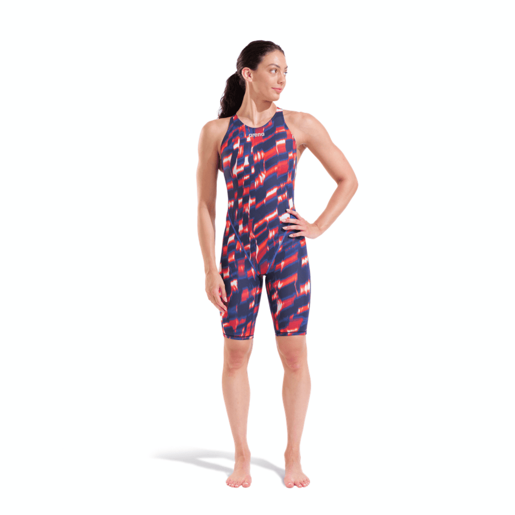 Arena Powerskin ST NEXT Womens Kneeskin Limited Edition - Red/White/Blue-Kneeskin-Arena-SwimPath
