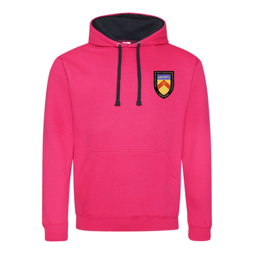 Staffordshire County ASA County Championships 2024 Hoodie - Hot Pink/French Navy-Event-Staffordshire-XS-SwimPath