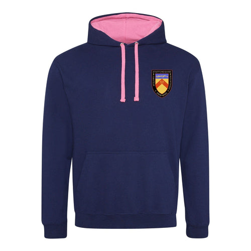 Staffordshire County ASA County Championships 2024 Hoodie - Oxford Navy/Candyfloss-Event-Staffordshire-S-SwimPath