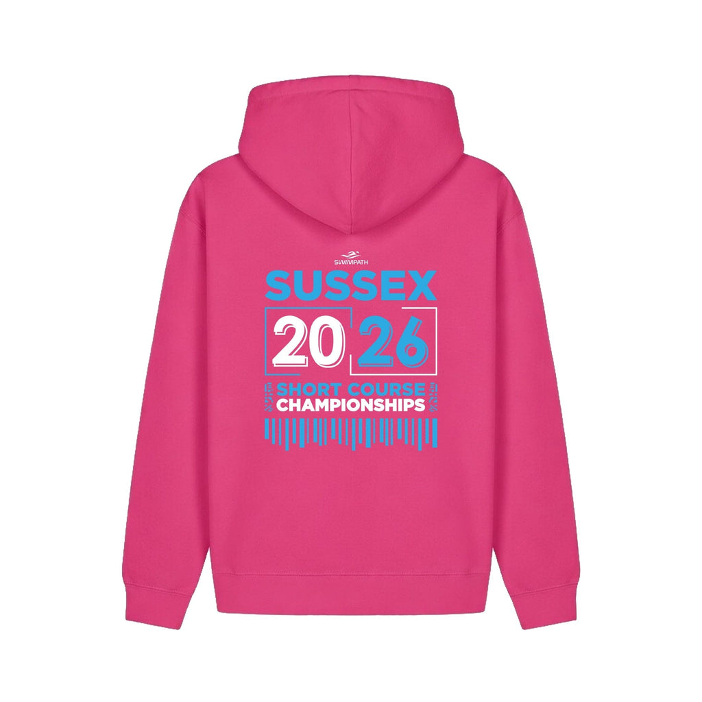 Sussex County ASA Short Course Championships 2026 Hoodie - Fuchsia