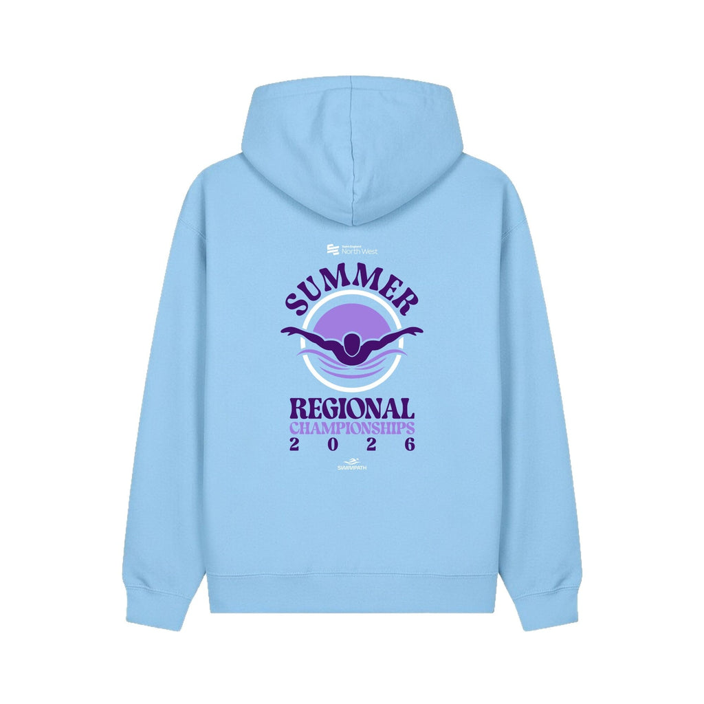 Swim England North West Summer Regional Championships 2026 Hoodie - Powder Blue-Event-Swim England North West-SwimPath