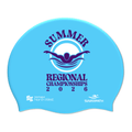 Swim England North West Summer Regional Championships 2026 Silicone Suede Swimming Cap - Sky Blue-Event-Swim England North West-SwimPath