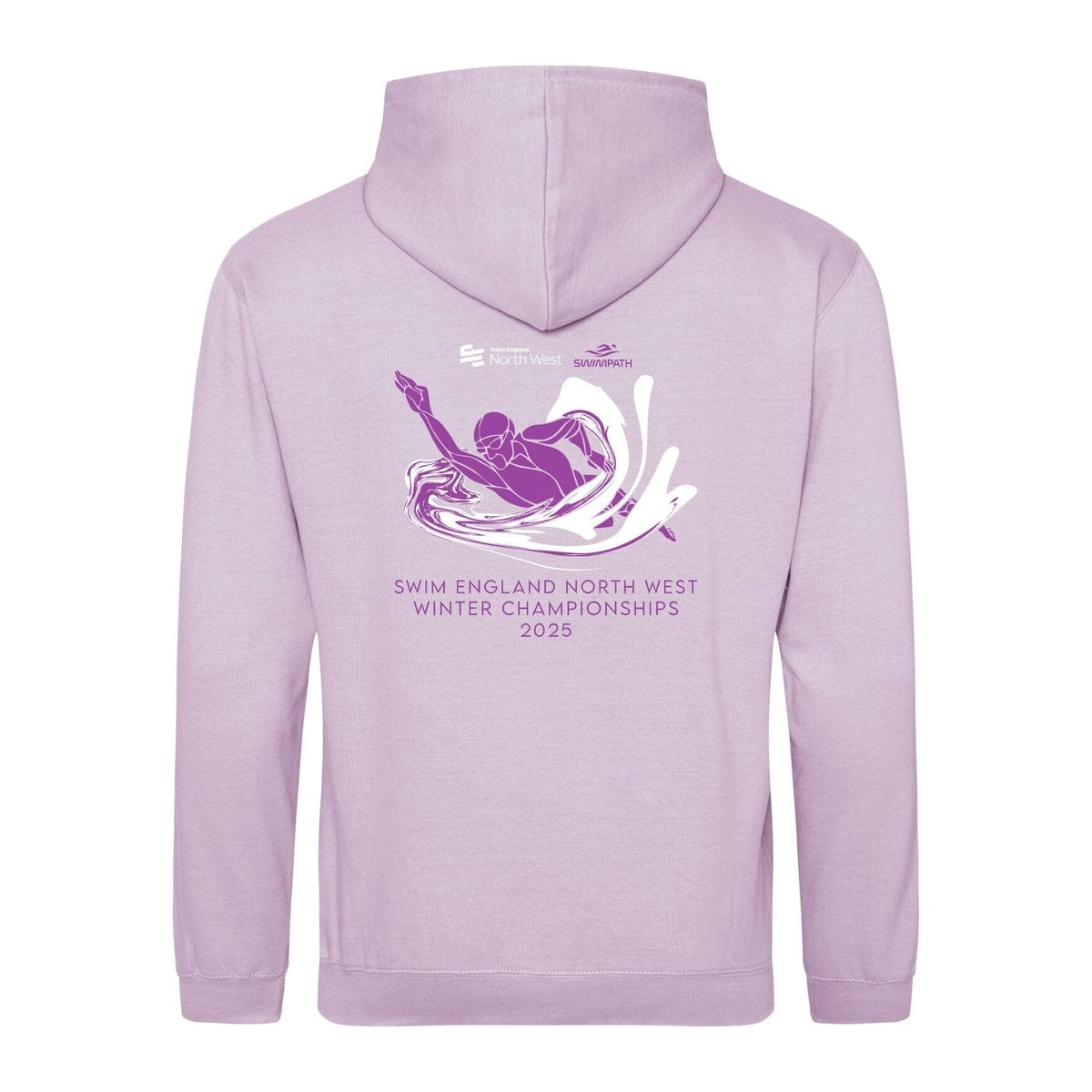 Swim England North West Winter Championships 2025 Hoodie - Lilac-Event-Swim England North West-SwimPath