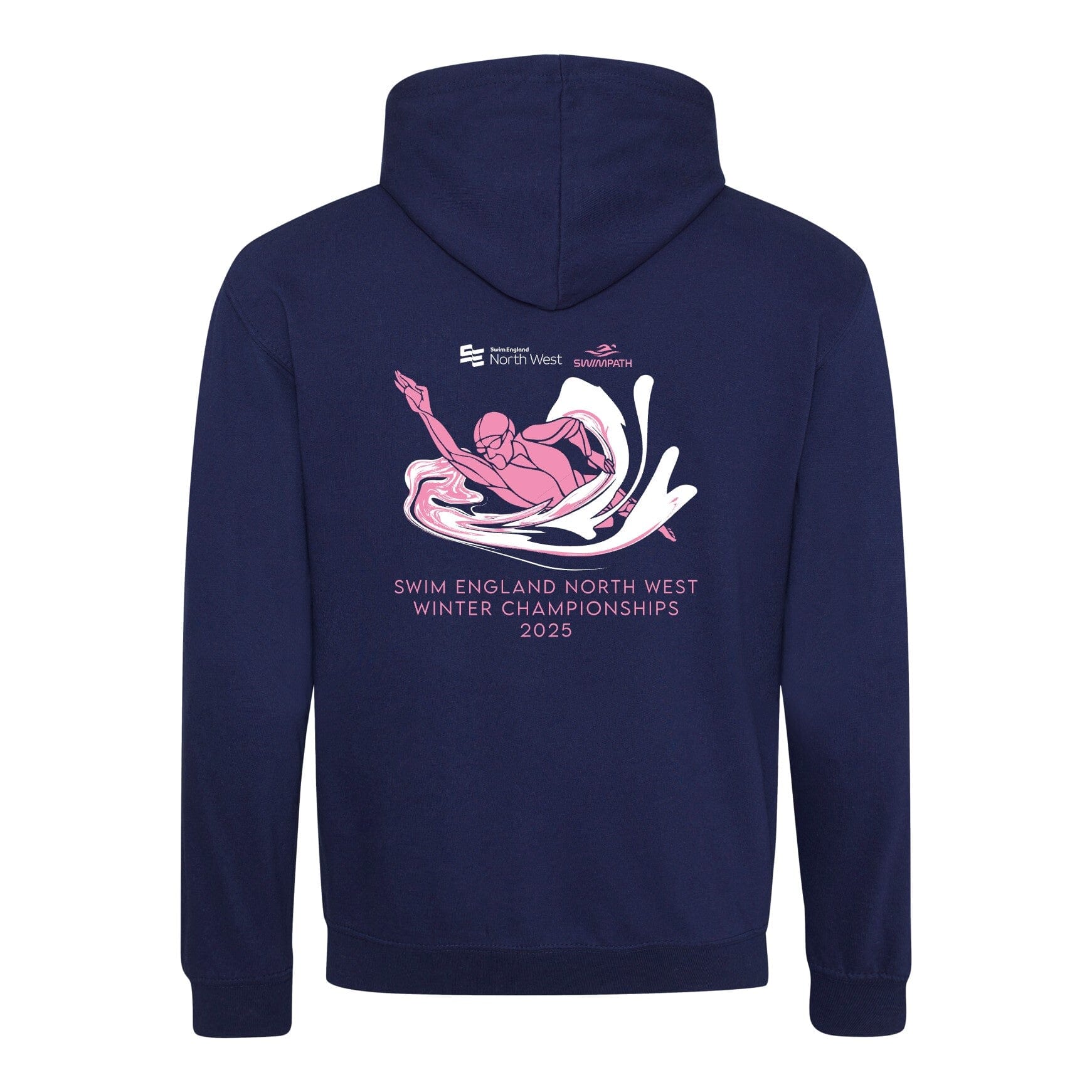 Swim England North West Winter Championships 2025 Hoodie - Oxford Navy / Candyfloss-Event-Swim England North West-SwimPath