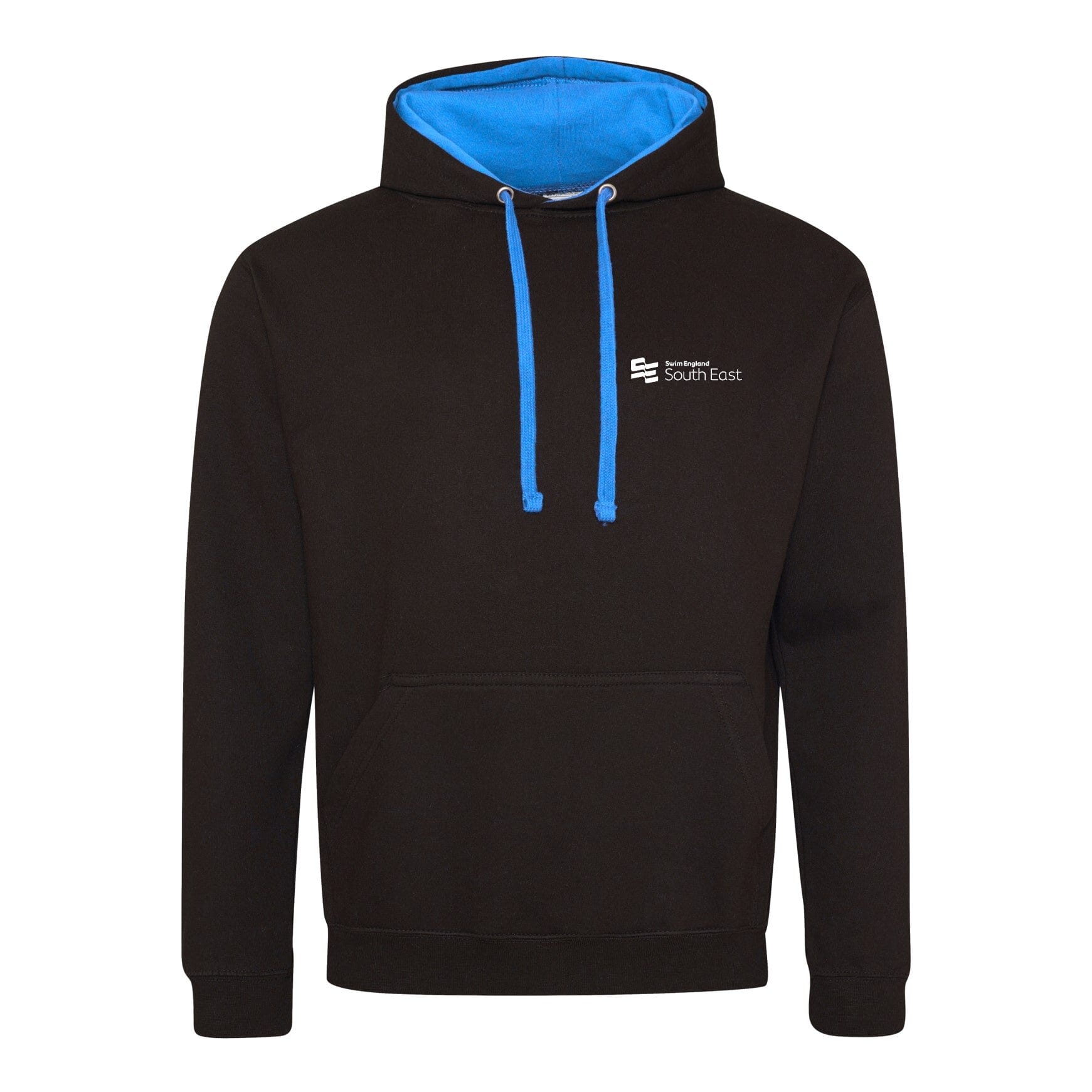 Swim England South East Open Water Regional Championships 2025 Hoodie - Jet Black / Sapphire Blue-Event-Swim England South East-SwimPath
