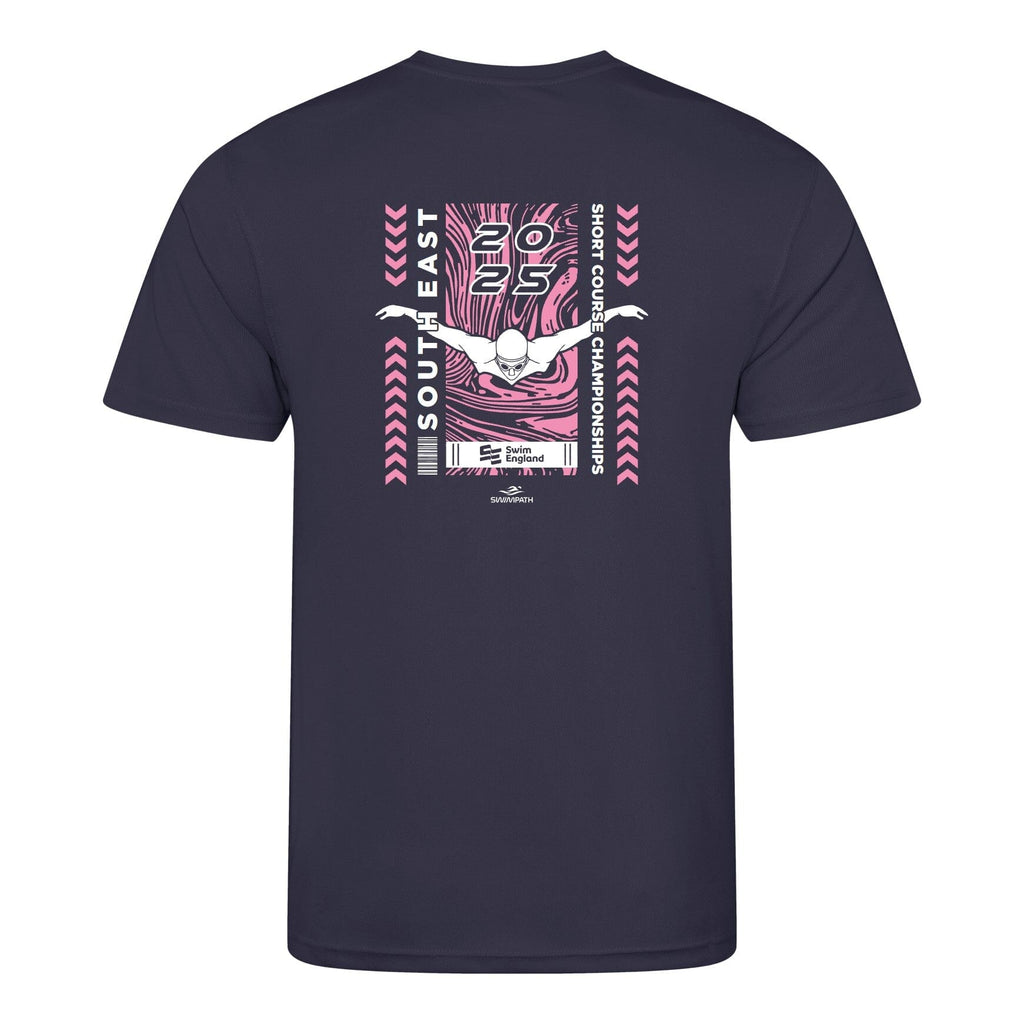 Swim England South East Short Course Championships 2025 T-Shirt - Oxford Navy-Event-Swim England South East-SwimPath