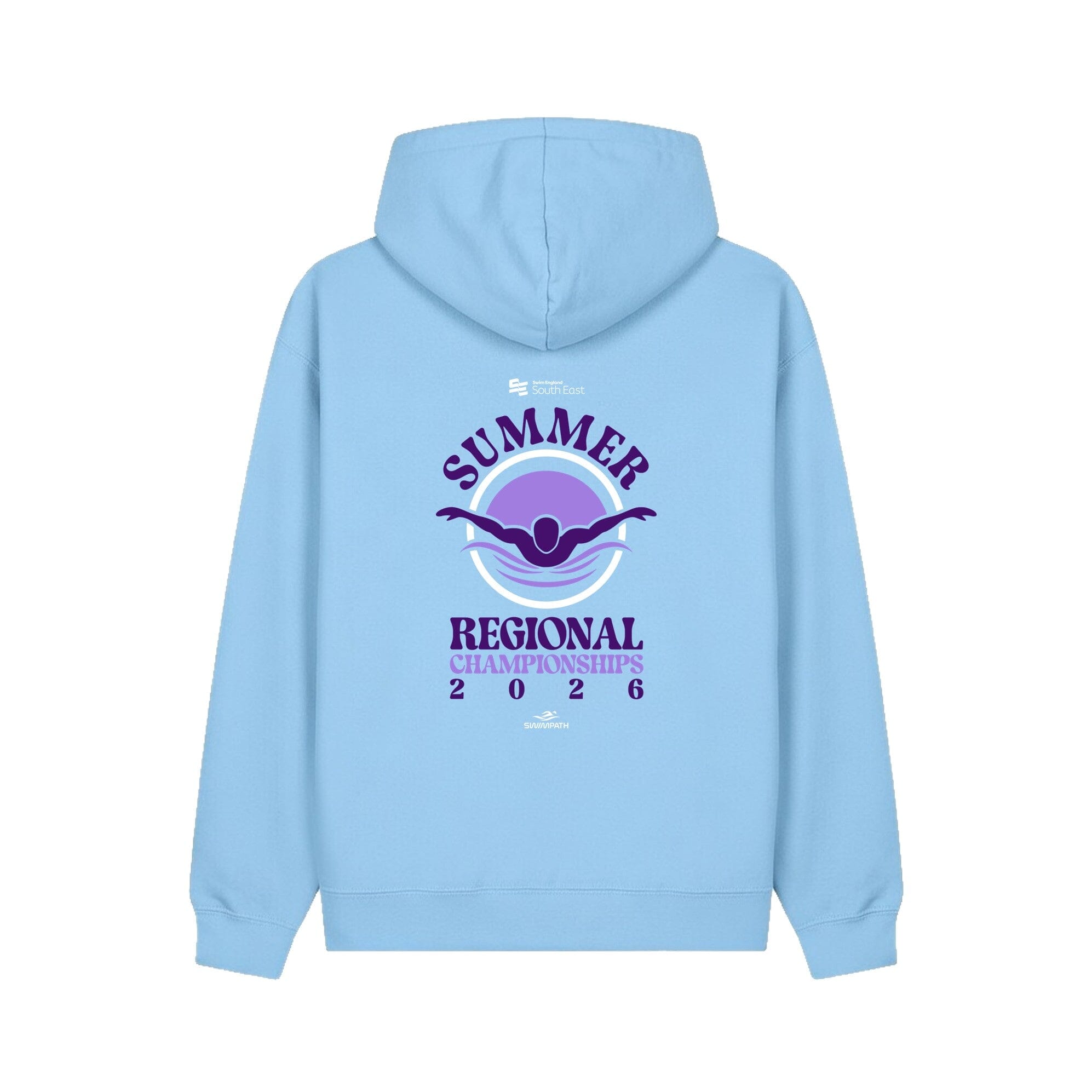Swim England South East Summer Regional Championships 2026 Hoodie - Powder Blue-Event-Swim England South East-SwimPath
