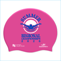 Swim England South East Summer Regional Championships 2026 Silicone Suede Swimming Cap - Pink-Event-Swim England South East-SwimPath