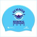 Swim England South East Summer Regional Championships 2026 Silicone Suede Swimming Cap - Sky Blue-Event-Swim England South East-SwimPath