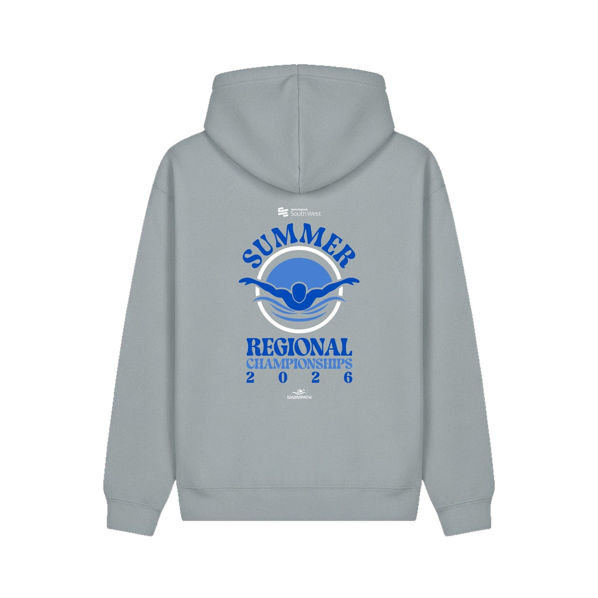 Swim England South West Summer Regional Championships 2026 Hoodie - Grey Mist-Event-Swim England South West-SwimPath