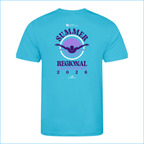 Swim England South West Summer Regional Championships 2026 T-Shirt - Hawaiian Blue-Event-Swim England South West-SwimPath