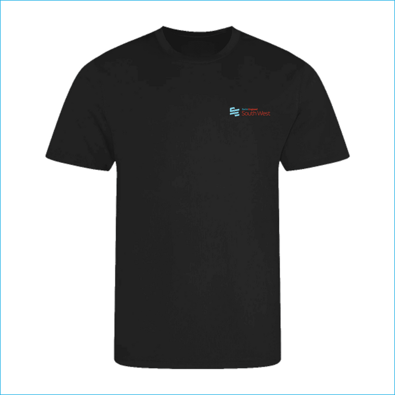 Swim England South West Summer Regional Championships 2026 T-Shirt - Jet Black-Event-Swim England South West-SwimPath