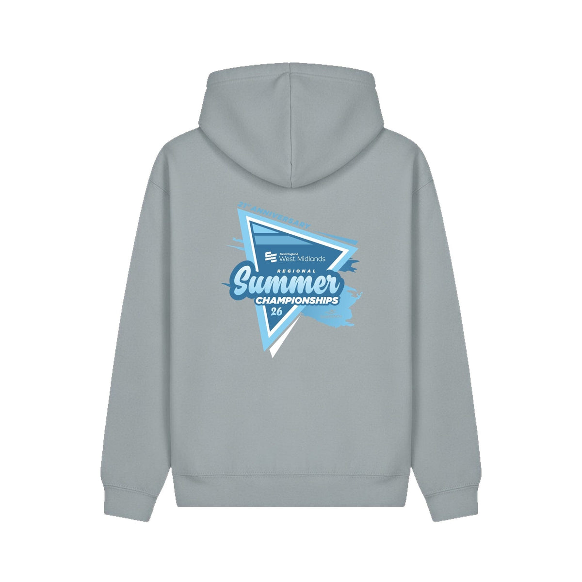 Swim England West Midlands Summer Regional Championships 2026 Hoodie - Grey Mist-Event-Swim England West Midlands-SwimPath