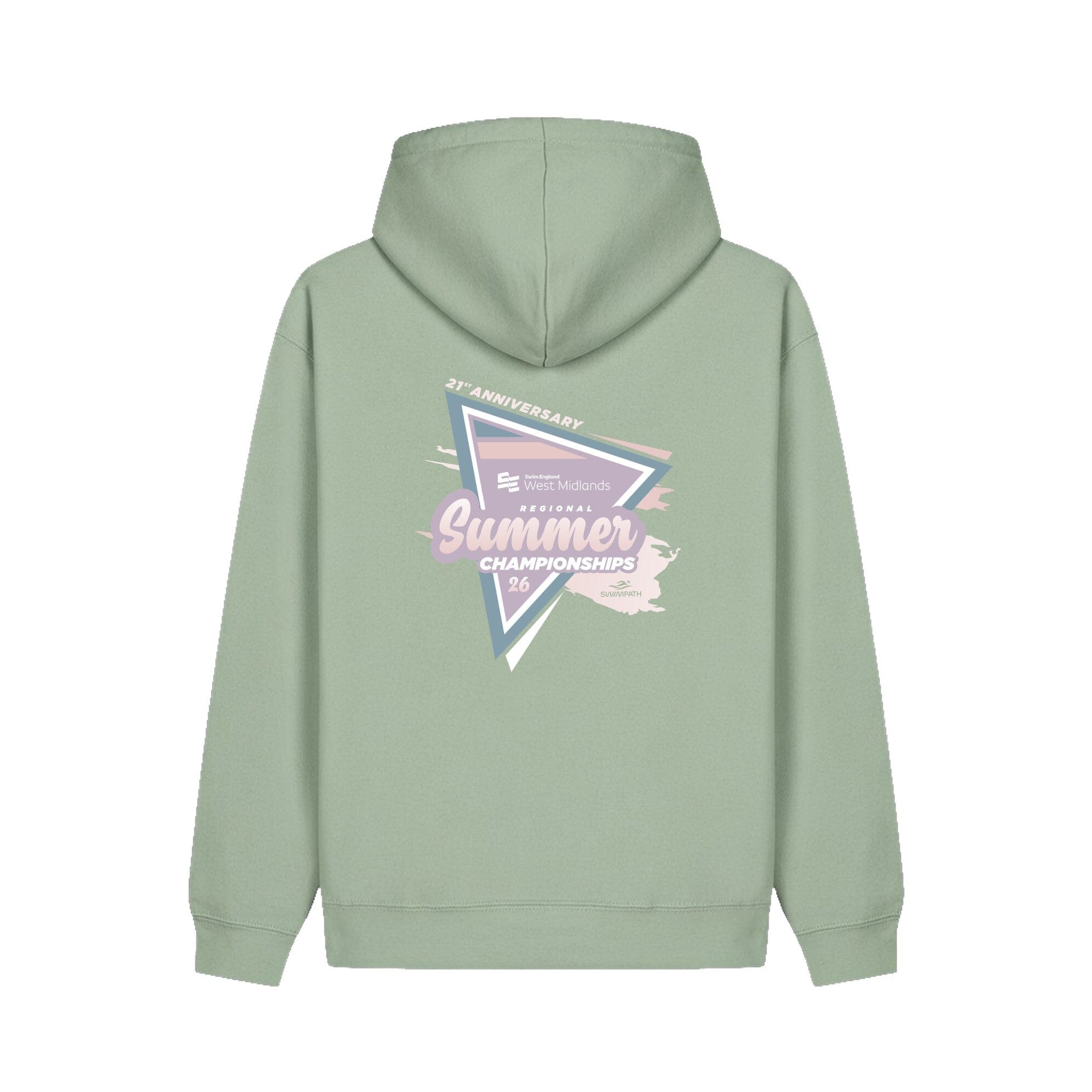 Swim England West Midlands Summer Regional Championships 2026 Hoodie - Sage-Event-Swim England West Midlands-SwimPath