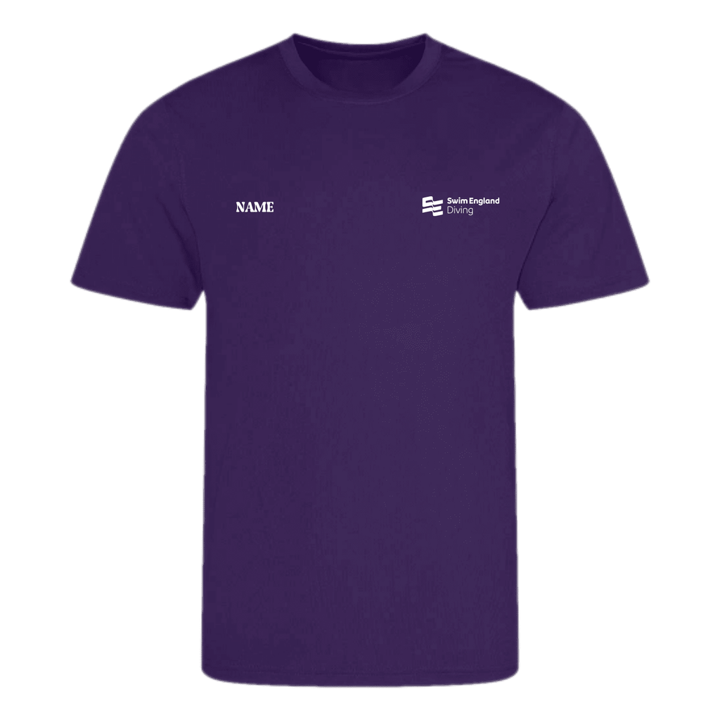 Swim England Diving National Skills Finals 2026 T-Shirt - Purple-Event-Swim England Diving-SwimPath