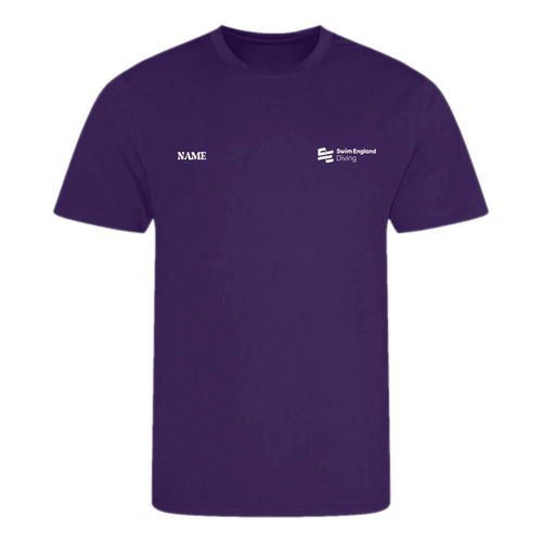 Swim England Diving National Skills Finals 2026 T-Shirt - Purple-Event-Swim England Diving-SwimPath