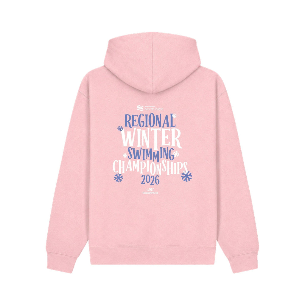 Swim England North West Regional Winter Swimming Championships 2026 Hoodie - Baby Pink-Event-Swim England North West-SwimPath