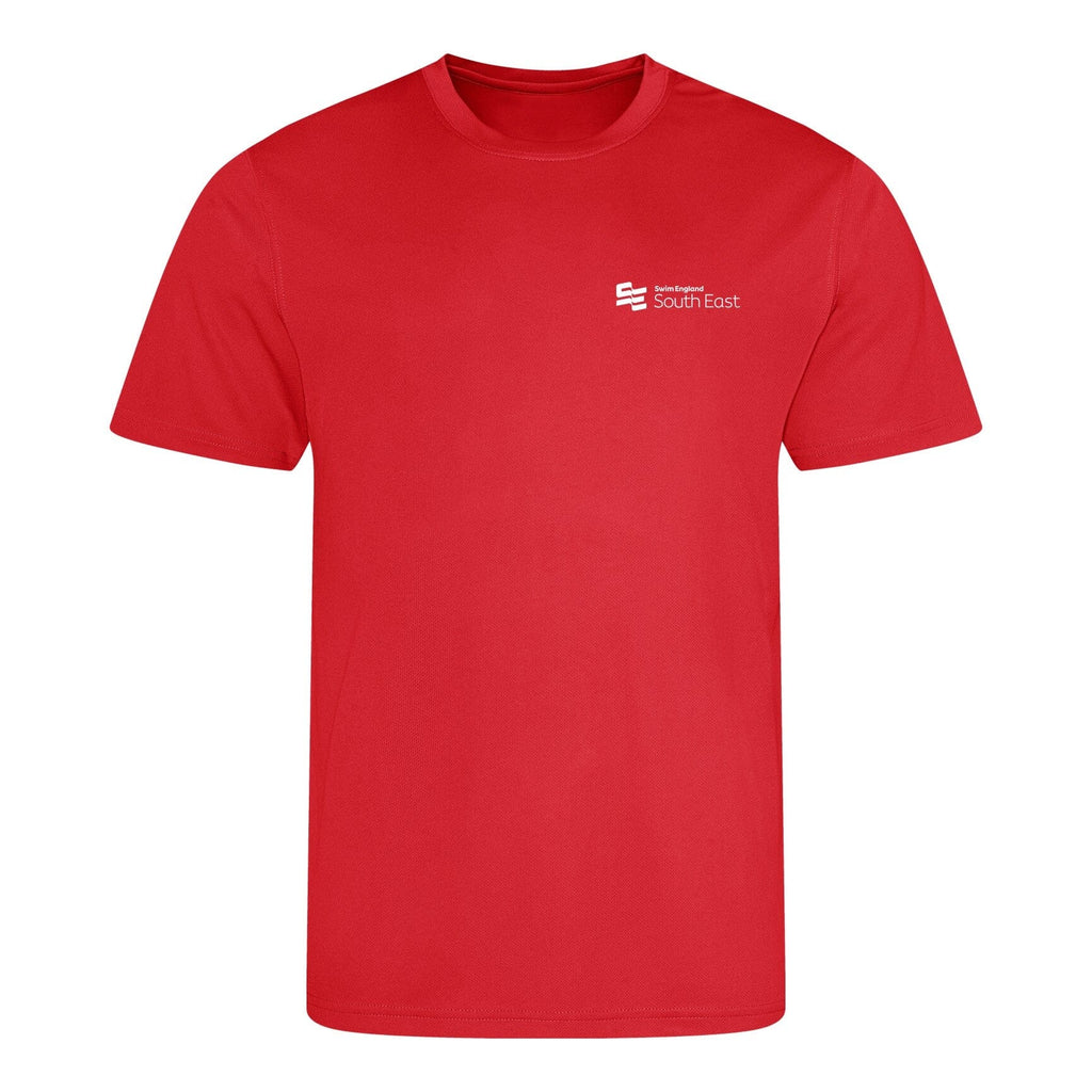 Swim England South East Open Water Championships 2026 T-Shirt - Fire Red-Event-Swim England South East-SwimPath