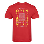 Swim England South East Open Water Championships 2026 T-Shirt - Fire Red-Event-Swim England South East-SwimPath