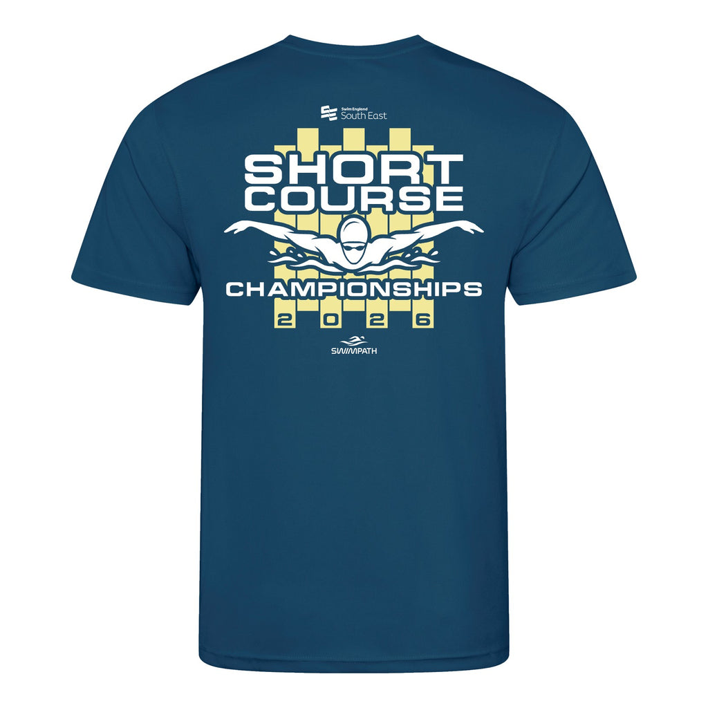 Swim England South East Winter Short Course Championships 2026 T-Shirt - Ink Blue