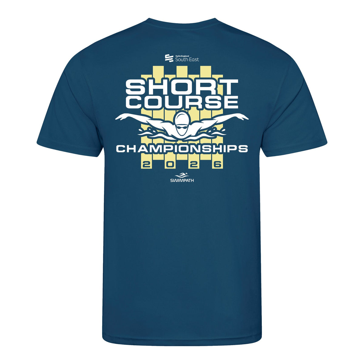 Swim England South East Winter Short Course Championships 2026 T-Shirt - Ink Blue