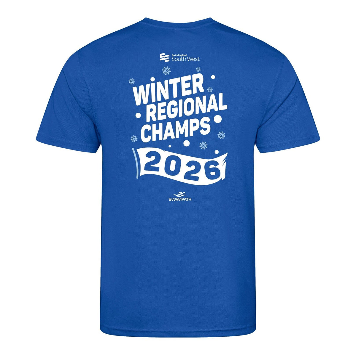 Swim England South West Winter Regional Championships 2026 T-Shirt - Royal Blue-Event-Swim England South West-SwimPath