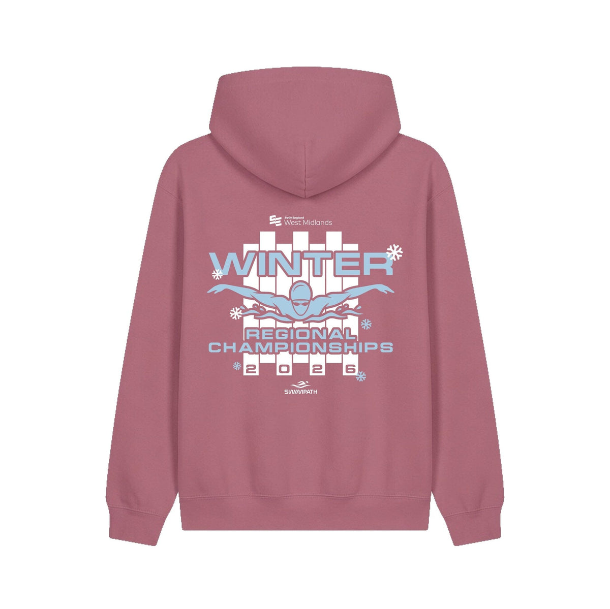 Swim England West Midlands Winter Regional Championships 2026 Hoodie - Soft Mulberry