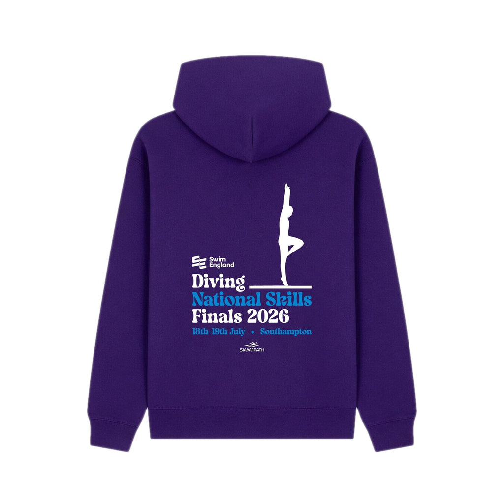 Swim England Diving National Skills Finals 2026 Hoodie - Purple-Event-Swim England Diving-SwimPath