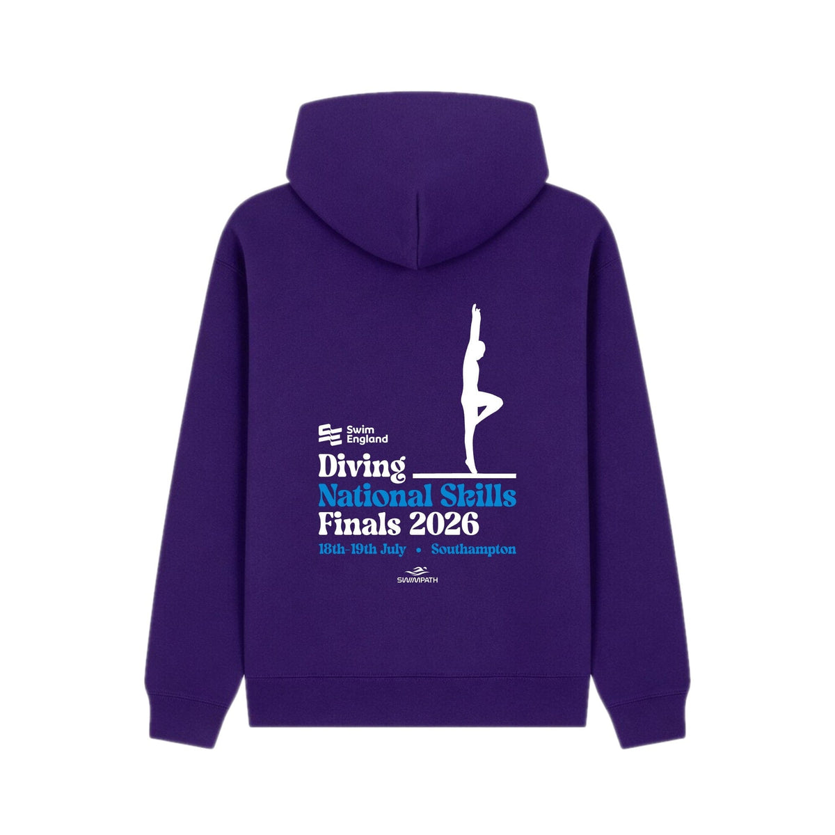 Swim England Diving National Skills Finals 2026 Hoodie - Purple-Event-Swim England Diving-SwimPath