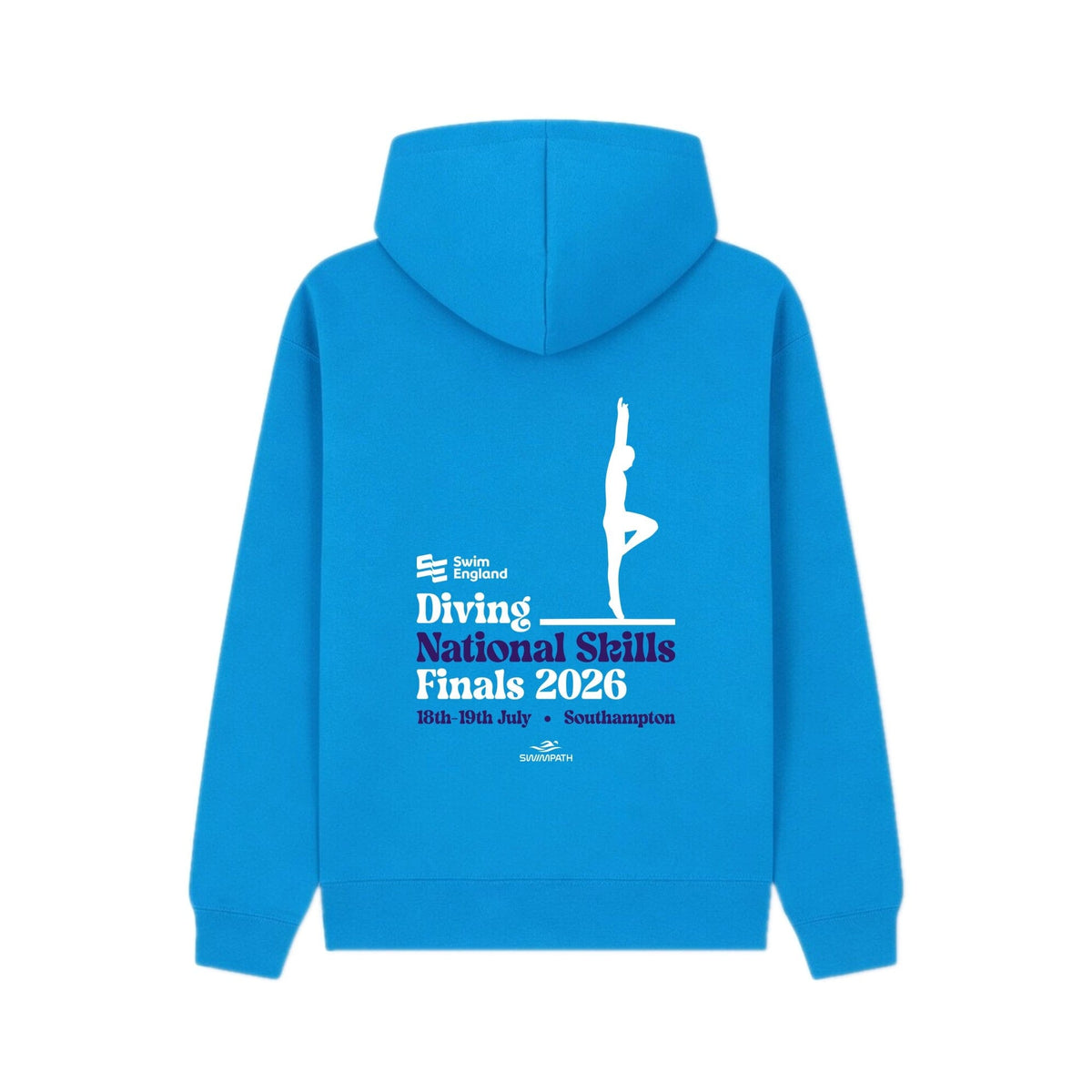Swim England Diving National Skills Finals 2026 Hoodie - Turquoise-Event-Swim England Diving-SwimPath